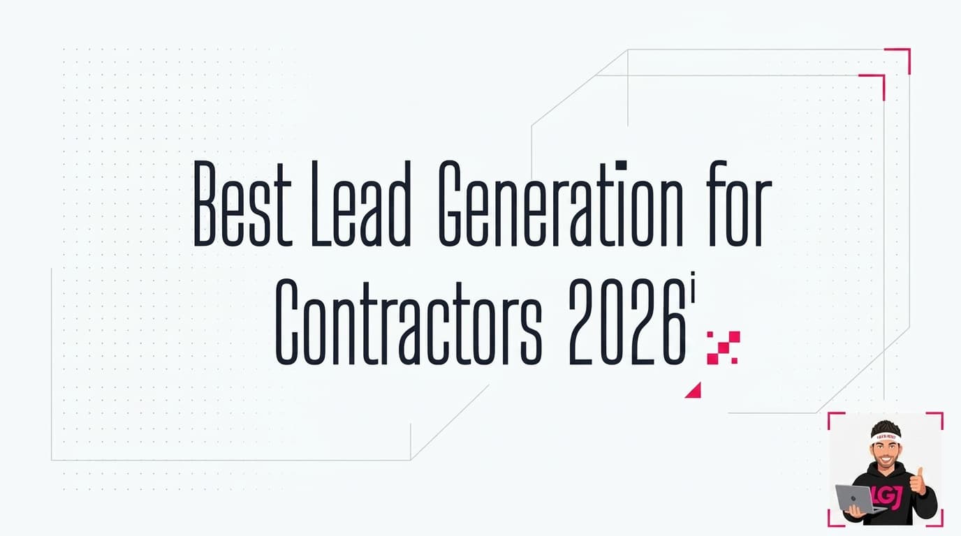Best Lead Generation for Contractors 2026: 7 Methods That Work