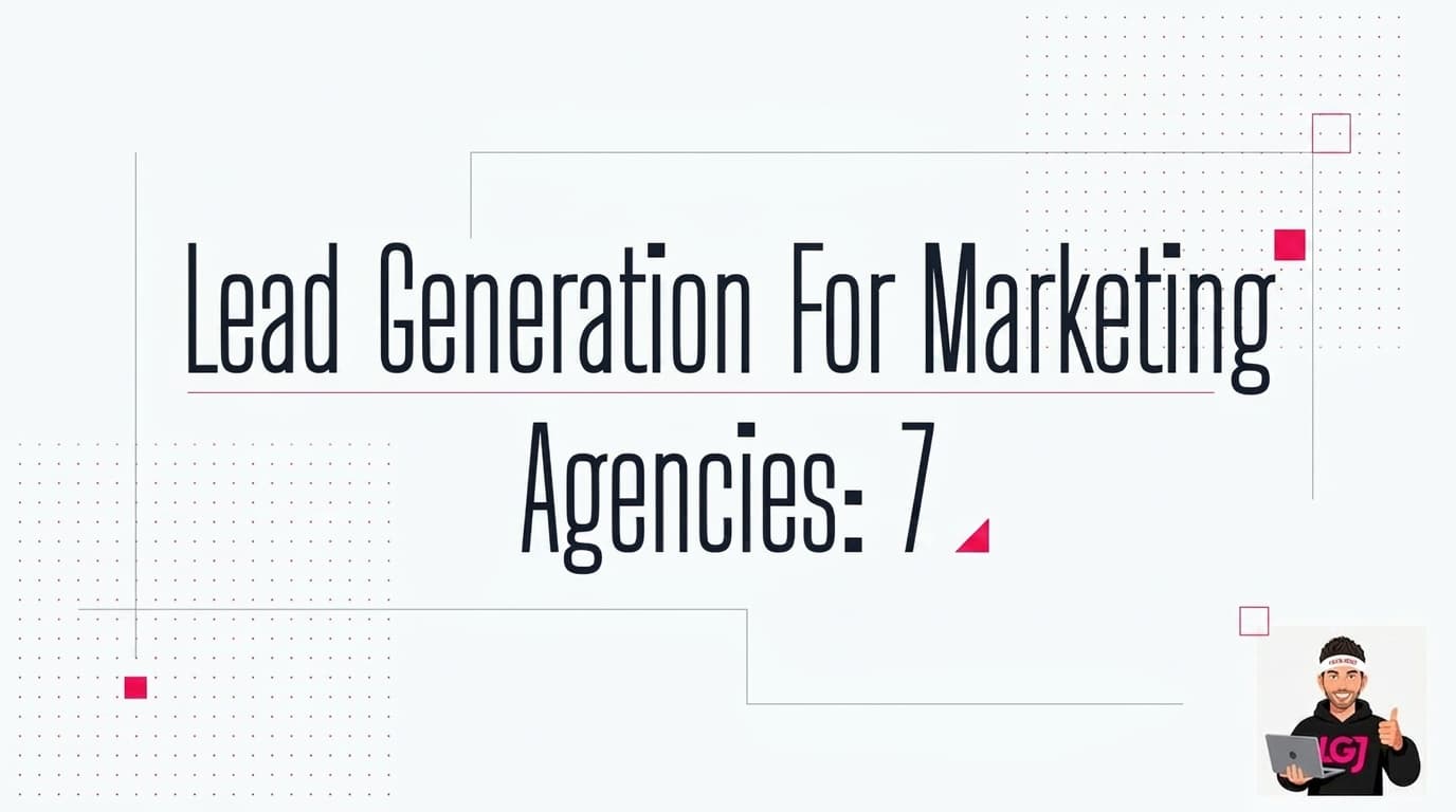 Lead Generation For Marketing Agencies: 7 Strategies That Actually Work