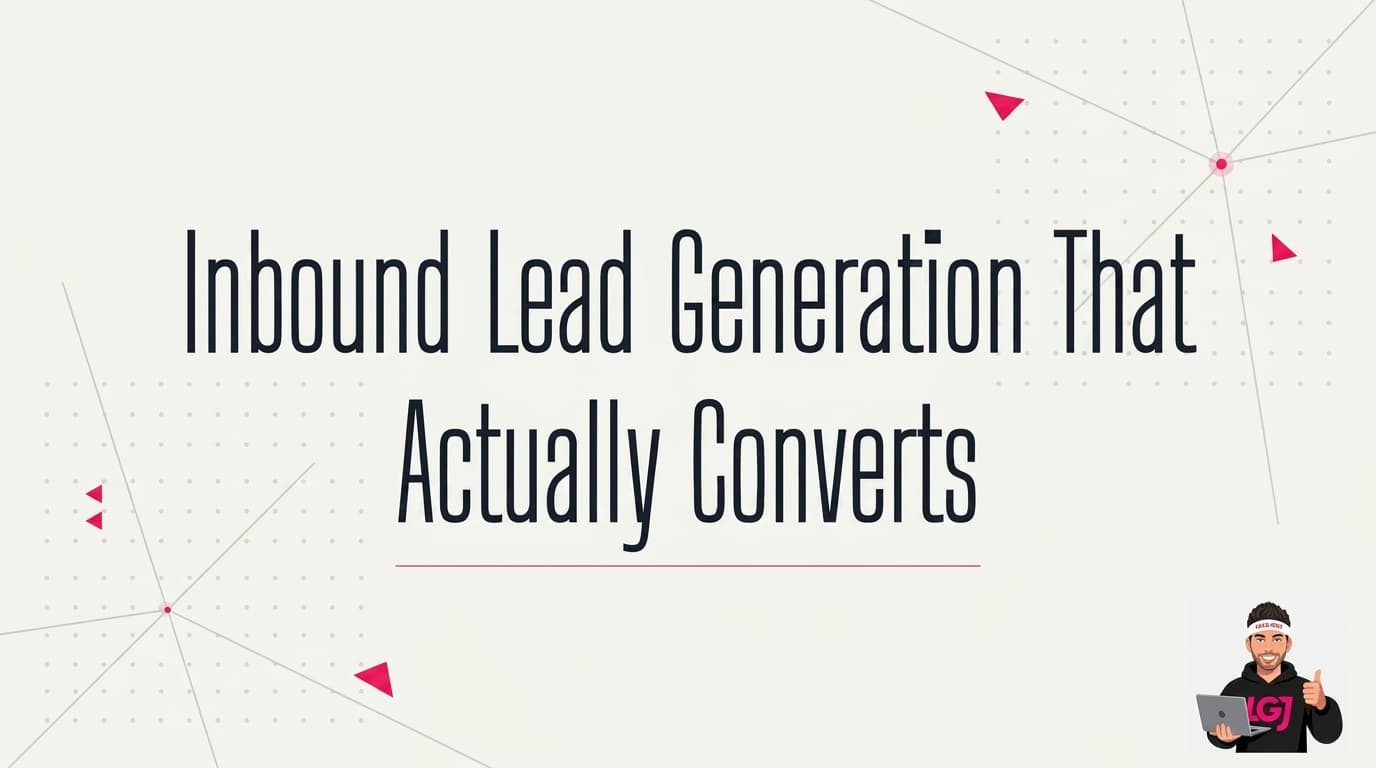Inbound Lead Generation That Actually Converts in 2026 (Real Results)