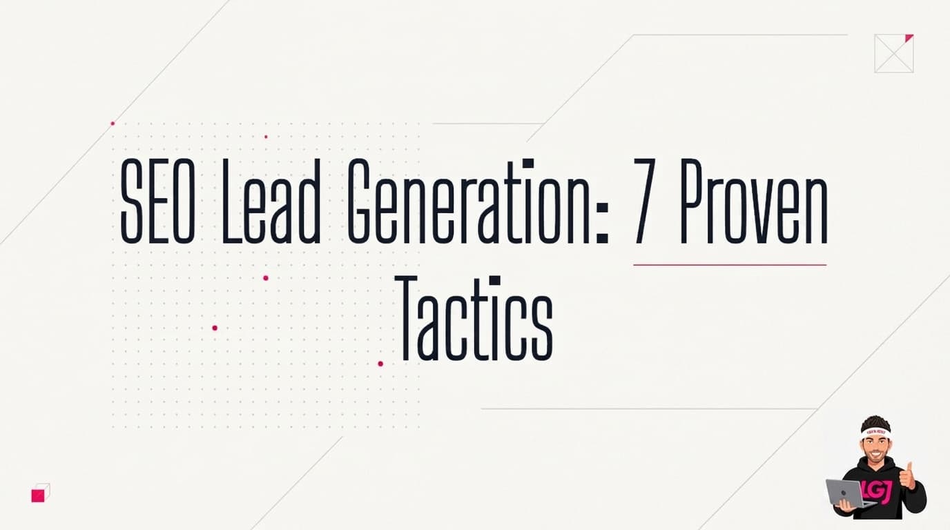 SEO Lead Generation: 7 Proven Tactics That Actually Work in 2026