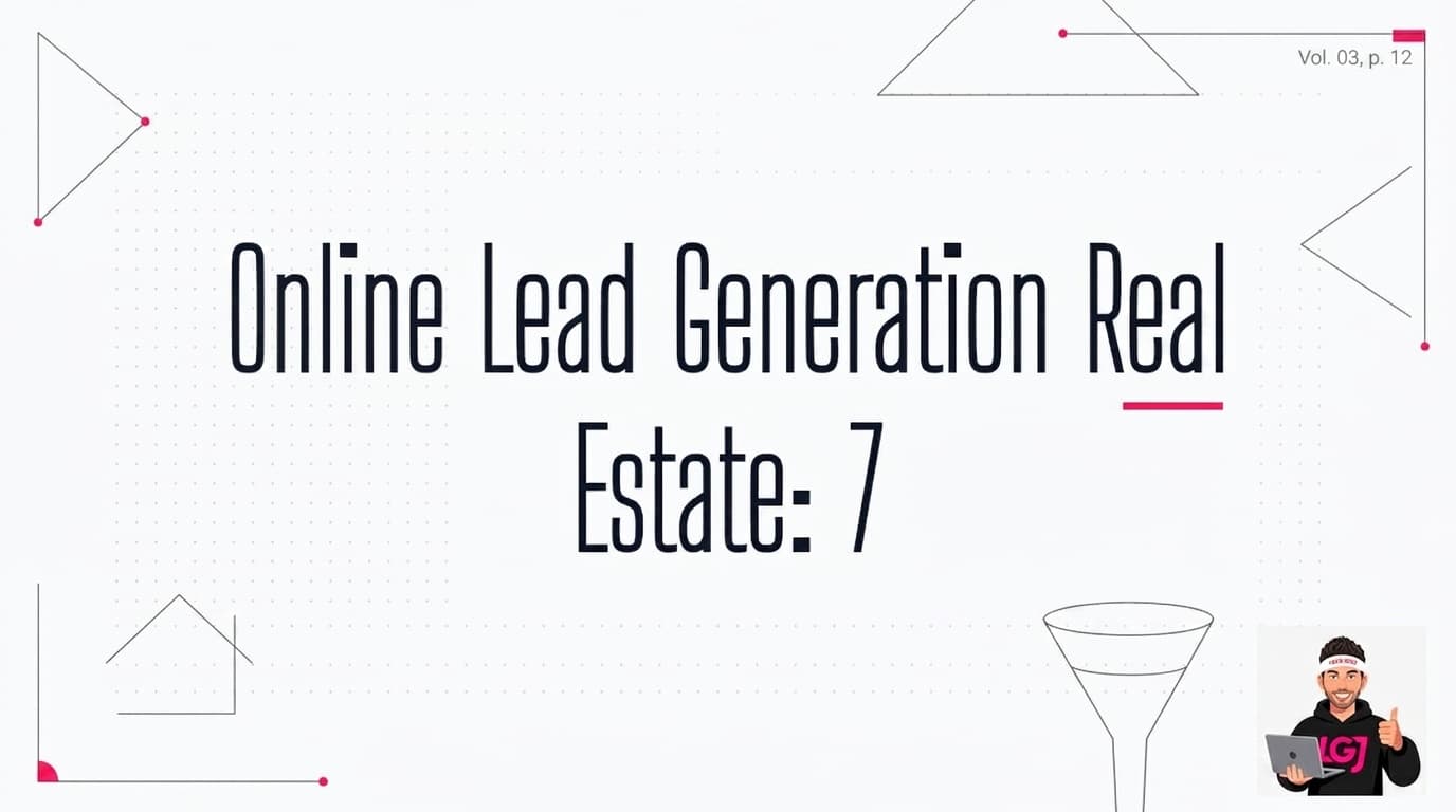 Online Lead Generation Real Estate: 7 Systems That Actually Work