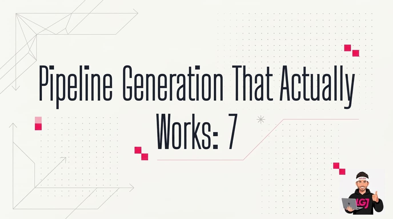 Pipeline Generation That Actually Works: 7 Proven Systems for 2026