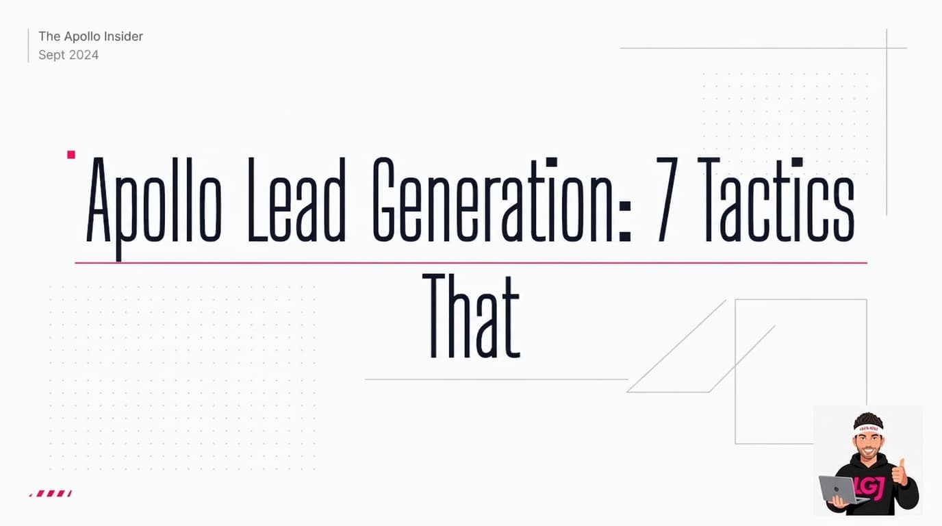 Apollo Lead Generation: 7 Tactics That Actually Work in 2026
