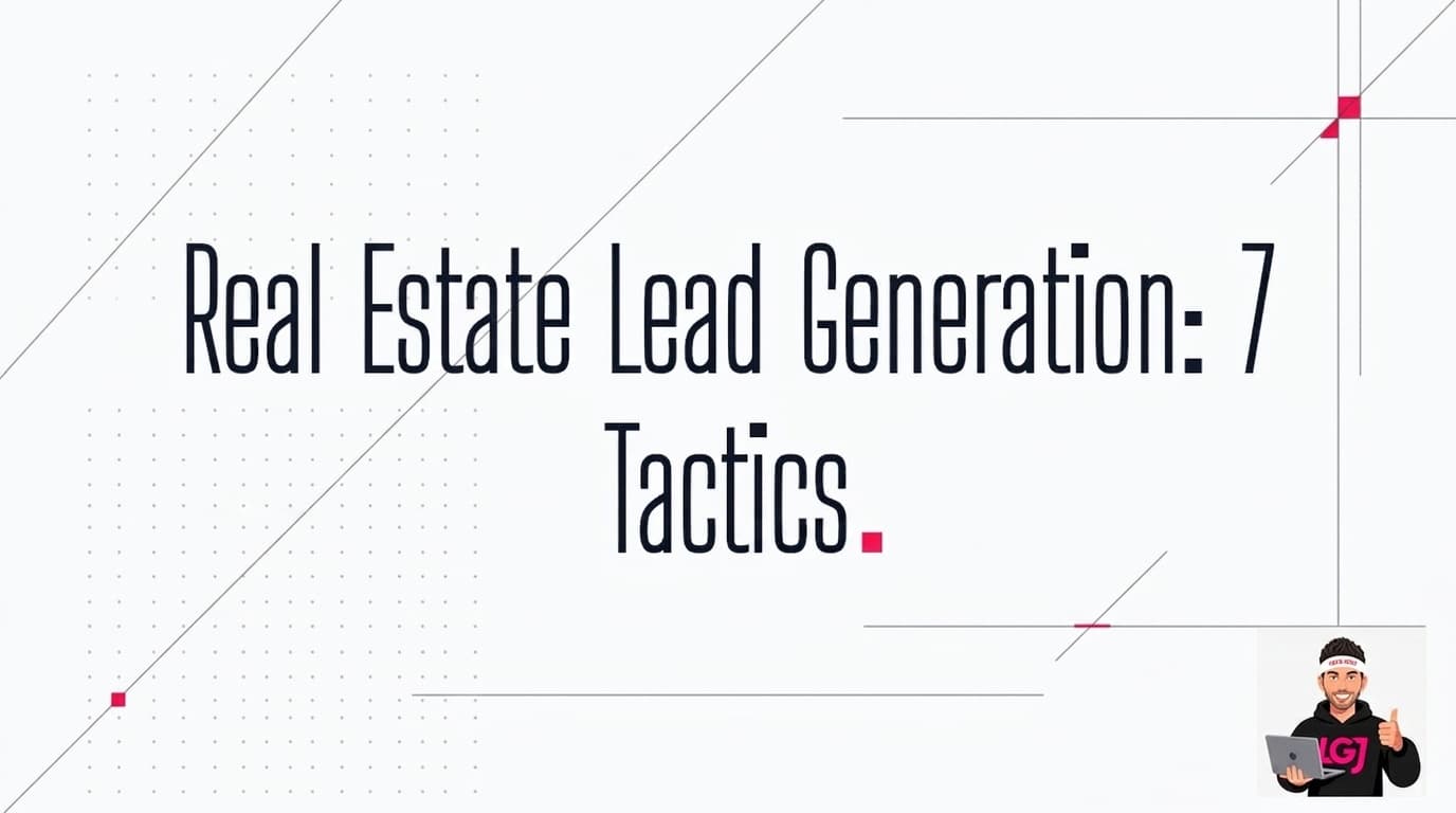 Real Estate Lead Generation: 7 Tactics That Actually Work in 2026