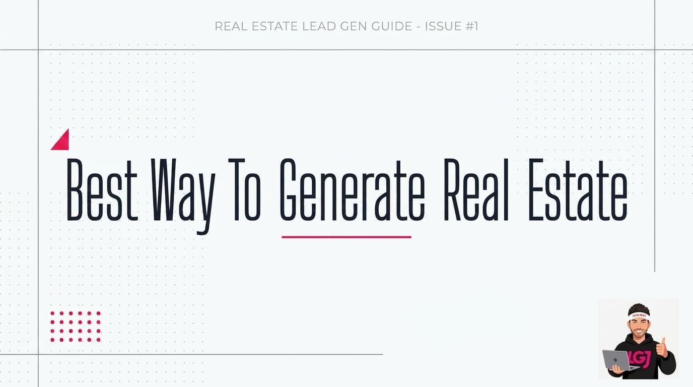 Best Way To Generate Real Estate Leads in 2025: 7 Expert Strategies