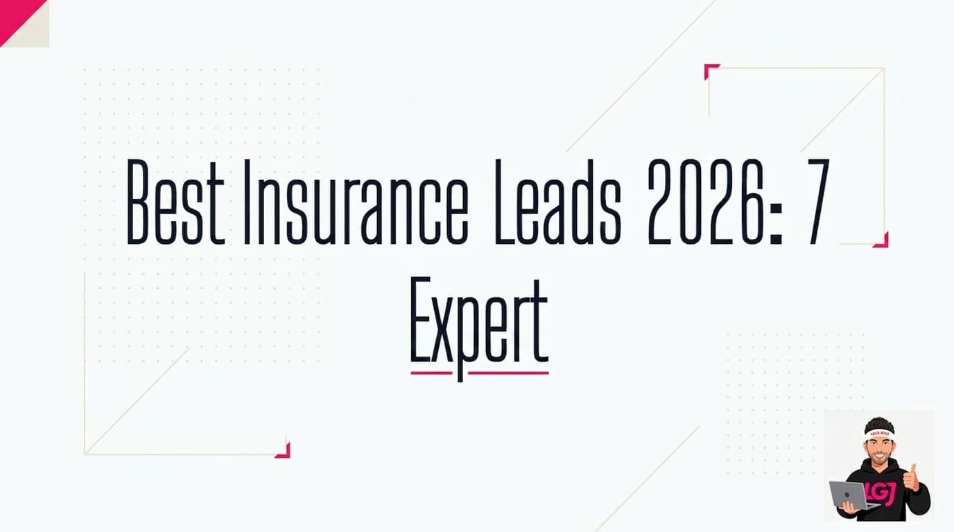 Best Insurance Leads 2026: 7 Expert Sources That Convert at 23%+