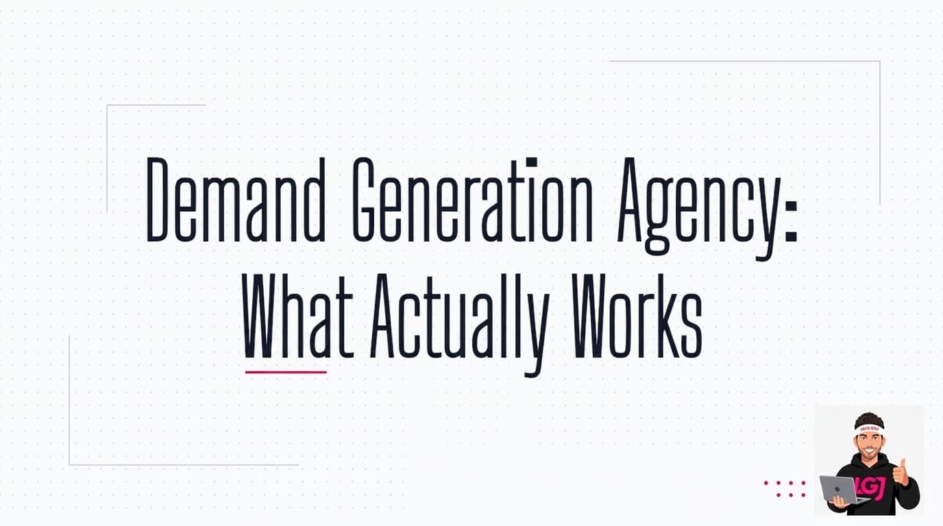 Demand Generation Agency: What Actually Works in 2026 (Not BS) Demand Generation Agency: What Actually Works in 2026 (Not BS)