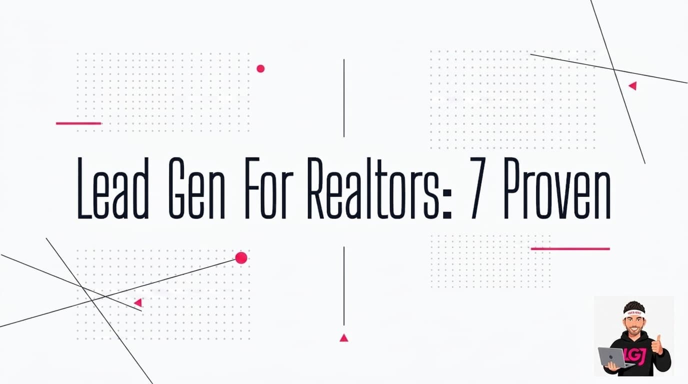 Lead Gen For Realtors: 7 Proven Strategies That Actually Work in 2026
