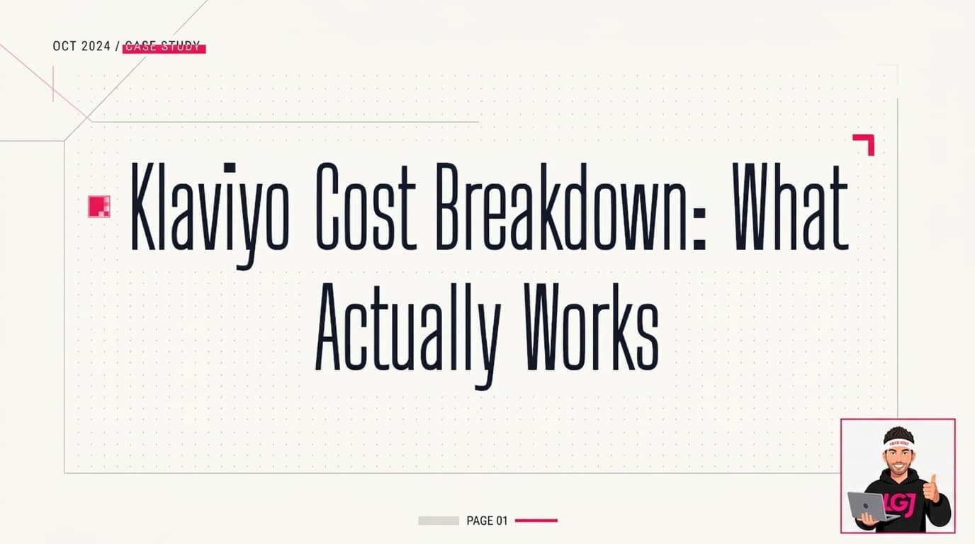 Klaviyo Cost Breakdown: What Actually Works in 2026 (Real Numbers) Klaviyo Cost Breakdown: What Actually Works in 2026 (Real Numbers)